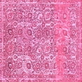 thumbnail image 1 of Ahgly Company Indoor Square Abstract Pink Modern Area Rugs, 6' Square, 1 of 4