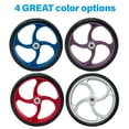 thumbnail image 2 of Top Glides Vortex Universal 7 Inch Walker Wheel Kit, Wheels Only, Purple, 2 of 6