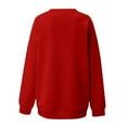 thumbnail image 6 of NMMUED Halloween Sweatshirts, Womens Fall Tops, Halloween Womens Tops, Fall Sweatshirts for Women, Pumpkin Halloween Shirt, Oversized Shirts for Women, Red M, 6 of 6