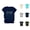 Blue, variant on Nurse Graphic Tees for Women 2026 Summer Casual Short Sleeve Crewneck Nurse T Shirts