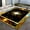 HJ0013-Flannel-2, variant on European Living Room Carpet Large Size Golden Non Slip Rug Luxury ration Rugs Washable Lounge Floor