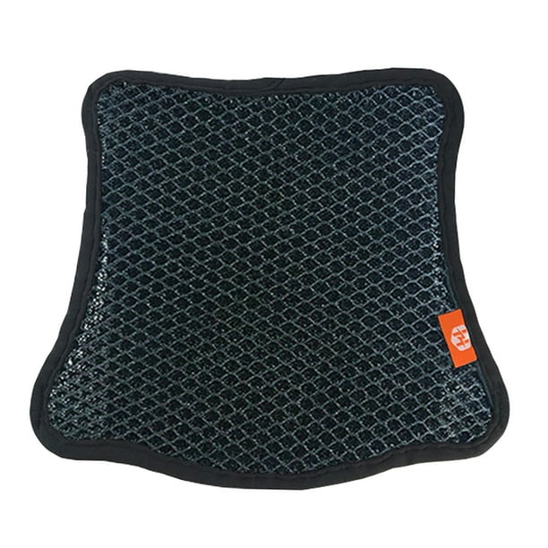 Cojín para asiento de motocicleta transpirable que reduce la presión y la fatiga. Doble capa M