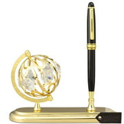 Matashi Crystal Executive Globe Pen Holder