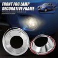 thumbnail image 5 of Front Fog Light Cover Abs Chrome for Nissan Navara / Frontier D40 07-13, 5 of 5