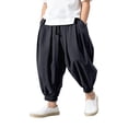 Baby Boy Pants Pocketed Wrinkled Loose Fit Pleated Solid Print — free download