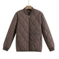 thumbnail image 1 of Lovzfmll Veste de Mode pour Femme, Col Rond Enveloppant Légère Courte Ample Style Café, 4TG, 1 of 2