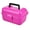 Pink, variant on GRIMPEX Fishing Tackle Box with Two Layer Layout Foldable Handle for Easy Carrying