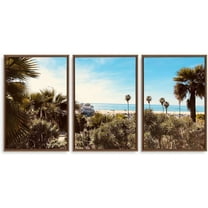 IDEA4WALL 3 Piece Canvas Wall Art Tropical Palm Trees Canvas Prints Framed Wall Art Decor