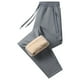 thumbnail image 1 of Pantalón de cachemira para hombre en invierno con cachemir y pantalón grueso y cálido de algodón （gris）, 1 of 6