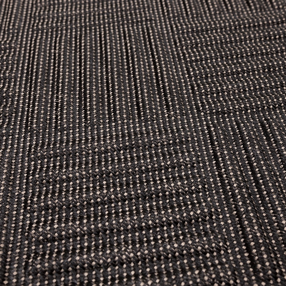 Mohawk Home Parquet Impressions Jacquard Low Pile Non-slip All Weather Indoor/Outdoor Door Mat, Black, 2' x 3'