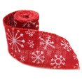 thumbnail image 1 of 6.56ft Christmas Burlap Ribbon Decorative Burlap Ribbon Roll Jute Burlap Roll, 1 of 9