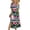 Multicolor, variant on Ayolanni Short Sleeve Summer Dresses for Women 2026 Hawaii Floral V-Neck Maxi Shift Dress Beach Vacation Side Slit Knee Length Sundress with Pockets Multicolor L