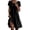 Black, variant on Wdgfv Womens Summer T Shirt Dress Casual Cap Sleeve Crewneck Loose Shift Mini Dresses