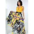 thumbnail image 5 of Pleated Print Maxi Skirt With Leather Waist Band, 5 of 7