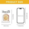thumbnail image 3 of Coffee Bread Themed Note Paper 30Sheets Unlined Adheive Notes Small Notepads Reminder on Book Notebook Calender, 3 of 8
