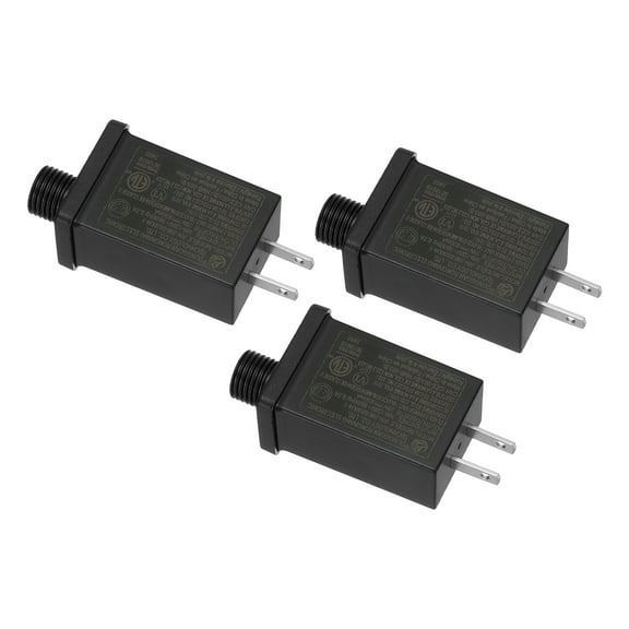 Uxcell 29V 24W LED Power Supply, 3pcs DC Low Voltage Transformer IP44 LED Driver, Black