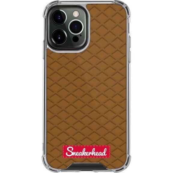 Skinit Sneakerhead Sneakerhead Gold Pattern iPhone 14 Pro Max Clear Case