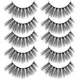 thumbnail image 2 of Curling Black Faux Lashes For Women And Girls Daily Use In 3D Effect With 5 Pair Options, 2 of 4