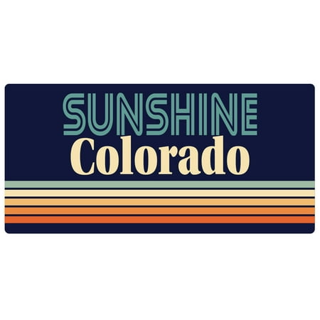 

Sunshine Colorado 5 x 2.5-Inch Fridge Magnet Retro Design