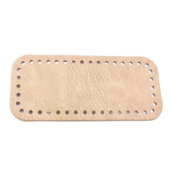 Bolsas de bricolaje de material cuero Yinane Cojín de inserción Cojín nto Accesorio para bolsas de ganchillo 8x18 cuadrado Almohadilla inferior de bolso de punto