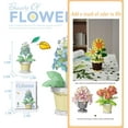 thumbnail image 4 of NAYIHOOP Flower Potted Bonsai Botanical Building Set for Girls Not Compatible with Lego(Sunflower), 4 of 5