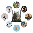 thumbnail image 6 of Sikiie Daisy Koala Drawstring Backpack Drawstring Bags, Draw String Back Bag for Sports, Gym, Travel, Swimming, Beach-Small, 6 of 6