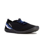 Nautica Mens Athletic Water Shoes | Aqua Socks |Quick Dry | Slip-on/Elastic Lace Sandals -Wesson-Black Cobalt-7
