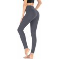 thumbnail image 3 of 2 Pack Heathyoga Women's Yoga Pants Leggings with Pockets for Women High Waist Yoga Pants with Pockets Workout Leggings Tights Tummy Control, 3 of 8
