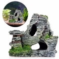 thumbnail image 2 of Mountain View Aquarium Rock Cave Tree Bridge Fish Tank Ornament Rockery Decor, 2 of 5