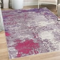 thumbnail image 1 of Modern Decorative Rug, Abstract and Grunge Composition of Splash Look Shaped Weathered Forms, Quality Carpet for Bedroom Dorm and Living Room, 6 Sizes, Blue Violet, by Ambesonne, 1 of 4