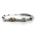 thumbnail image 2 of MyIDDr - Jehovah's Witness, No Blood Transfusion Bracelet Millefiori Glass, 2 of 6