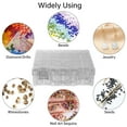 thumbnail image 3 of 30 Slots Bead Organizer Box, Diamond Painting Storage Containers, Bead Storage Containers Plastic Diamond Painting Art Accessories Boxes Small Clear Embroidery Box for Craft Rhinestones Beads(1 Pack), 3 of 6