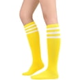thumbnail image 1 of Zando Women's Knee High Socks Athletic Thin Stripes Tube Socks High Stockings Outdoor Sport Socks, 1 of 4