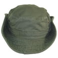 thumbnail image 4 of Tropic Hats Summer Floppy/Bucket W/Snap Up Sides, Chin Strap & Mesh Air Holes - Olive Extra Large, 4 of 5