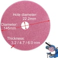 thumbnail image 4 of Bgsha 105/145mm Grinding Wheel Disc For Chainsaw Sharpener Grinder 3/8lp & .325 Chain, 4 of 4