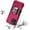 Hot Pink, variant on For Apple iPhone 16 Pro Max (6.9") Hybrid Cases with Magnetic Ring Holder Stand Kickstand Heavy Duty Rugged Shockproof Cover ,Xpm Phone Case [ Black ]
