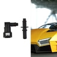 thumbnail image 4 of Fuel Pipes Set Connector Car -40C-115C 90° Black Car Fuel Line Connector Set Coupler Elbow 9.89 Id8 Quick Release, 4 of 9