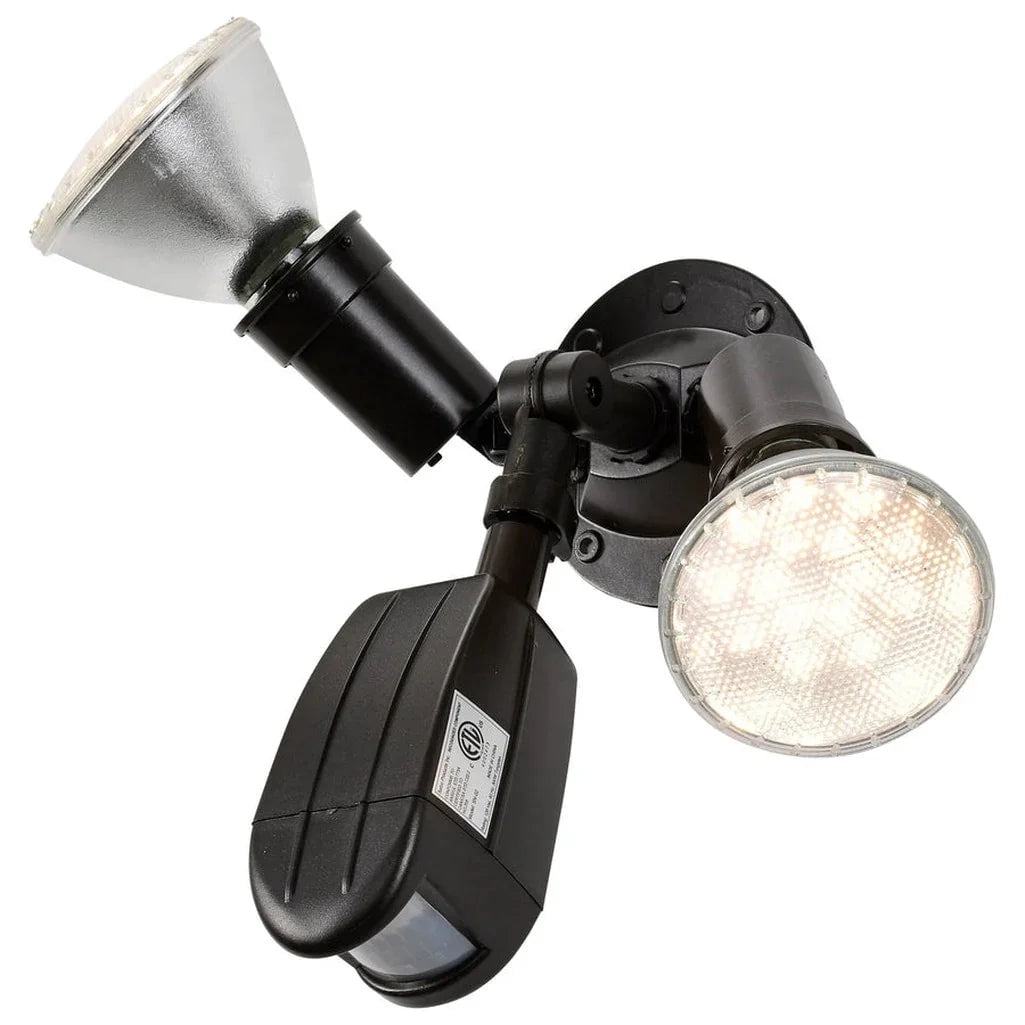 2 Light - 10" - Flood Light, Exterior - PAR38 w/Adjustable Swivel