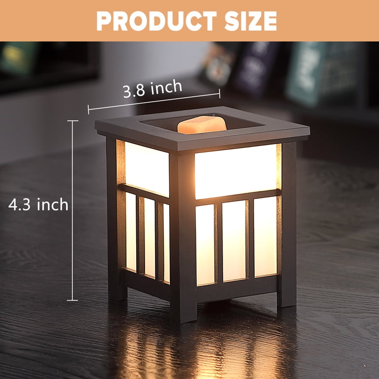 Untimaty Wood Wax Warmer with Eastern Design photo 6