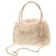 thumbnail image 4 of Plush Fluffy Tote Bag for Women with Pearl Chain, Large Capacity Elegant Shoulder Handbag for Winter, Versatile Crossbody Purse, 4 of 4