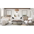 thumbnail image 3 of Diamond Sofa SAVANNAHSOWH 94 x 35 x 34 in. Savannah Slip-Cover Sofa in White Natural Linen, 3 of 8