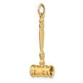 thumbnail image 4 of 14k 3-D Gavel Charm A1176, 4 of 4
