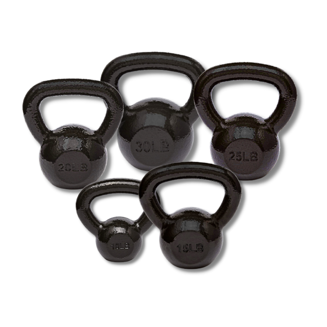HAJEX Ensembles de Kettlebells en Fonte - Performance (10-30lbs)