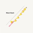 thumbnail image 2 of Long Handle Cat Teaser Wand with Felt Ball, Bouncing Toy with Bell on Elastic String, Interactive Chase and Jump Toy for Exercise and Play, 2 of 2