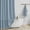 Blue, variant on Boho Farmhouse Shower Curtain Set with Tassel - Linen Rustic Heavy Duty Fabric, Water Repellent, Modern Bohemian French Country Thick Bathroom Shower Curtains - Cream/Beige, 72x72
