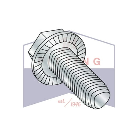 

1/4-20 x 3/4 Taptite Style Thread Forming Screws | Unslotted | Hex Washers Head | Steel | Zinc | Serrated (Quantity: 3000)