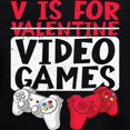 thumbnail image 3 of CafePress - V Is For Video Games Valentines Day Gam Sweatshirt - Pullover Hoodie, Classic & Comfortable Hooded Sweatshirt, 3 of 4