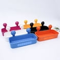 Milisten White Suction Cup Organizer Basket for Bathroom and Kitchen ...
