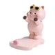 thumbnail image 2 of Soporte para teléfono con forma de cerdo, soporte de escritorio universal para smartphone, resina Con gafas, 2 of 7
