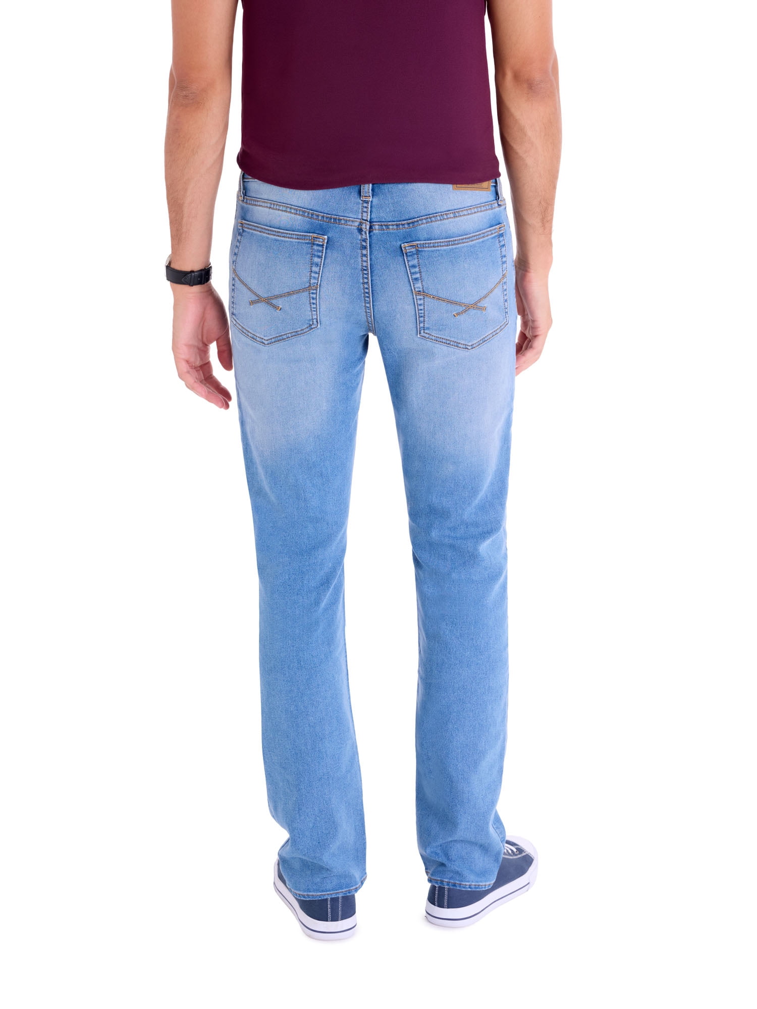 U.S. Polo Assn. Men's Slim Straight Knit Denim Jean